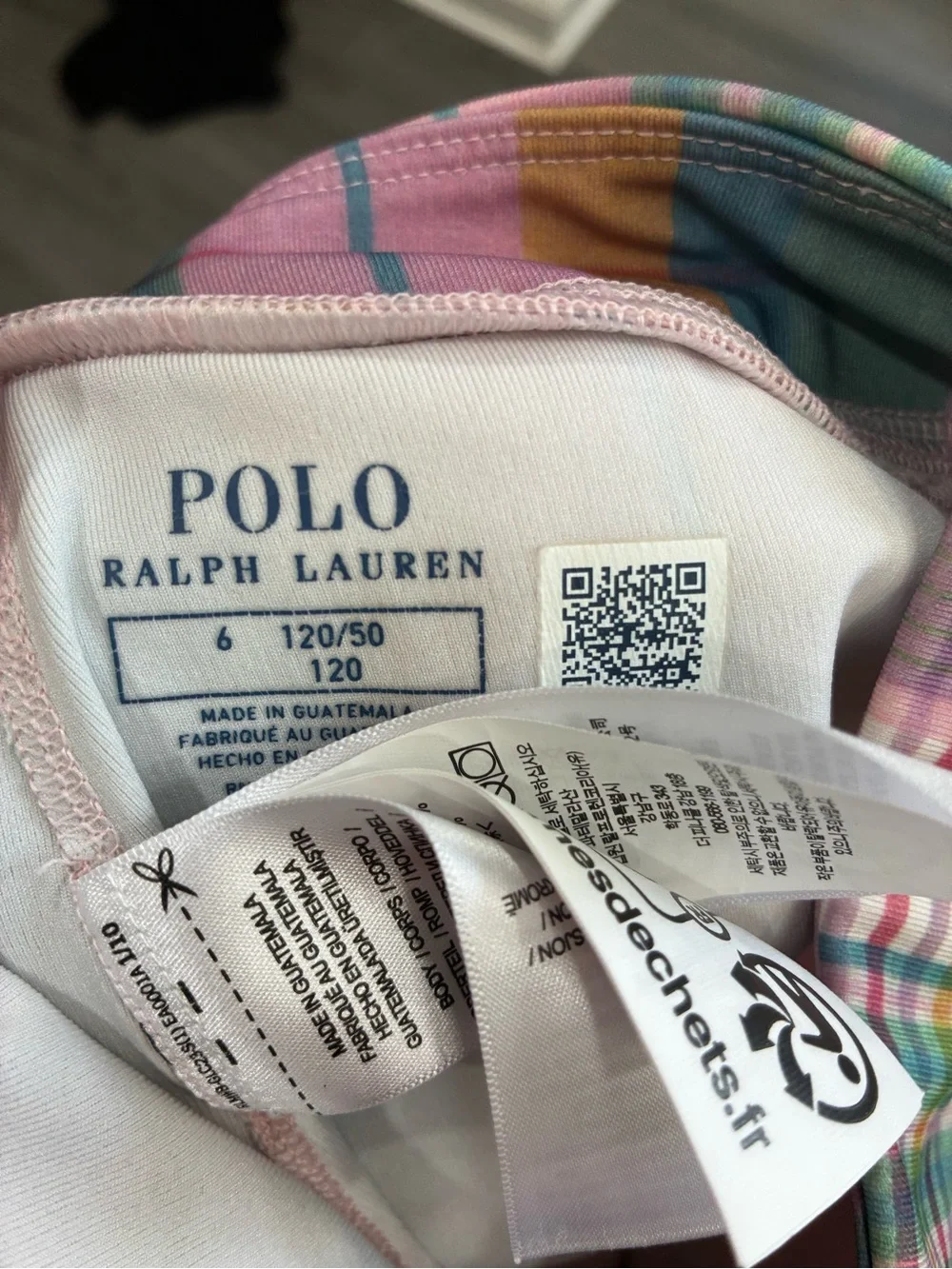 Ralph Lauren Girls Plaid Stretch CapriLeggings